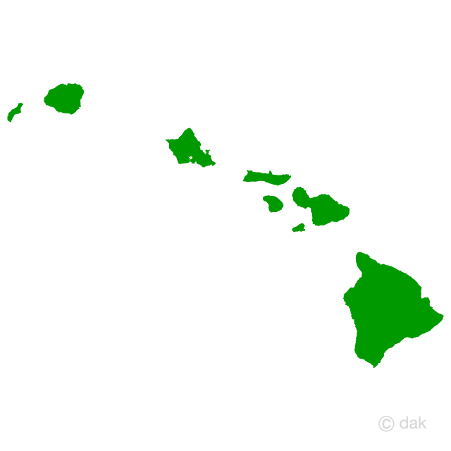 640x640 Free Hawaiian Island Map Silhouette Cartoon Amp Clipart
