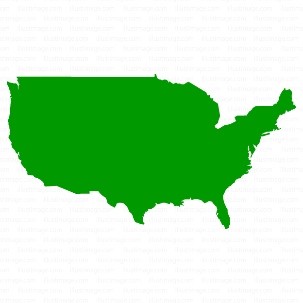 624x624 Free Map Silhouette Of The United States Cartoon