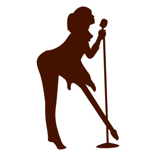 512x512 Music Singer Musician Silhouette