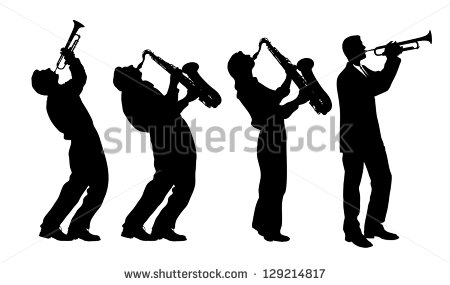 450x285 Musician Silhouette Clipart