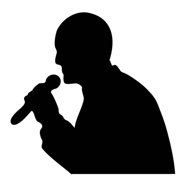 660x660 Silhouette Of A Singer Free Vectors Ui Download