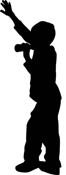 256x679 People Silhouette Wall Decals