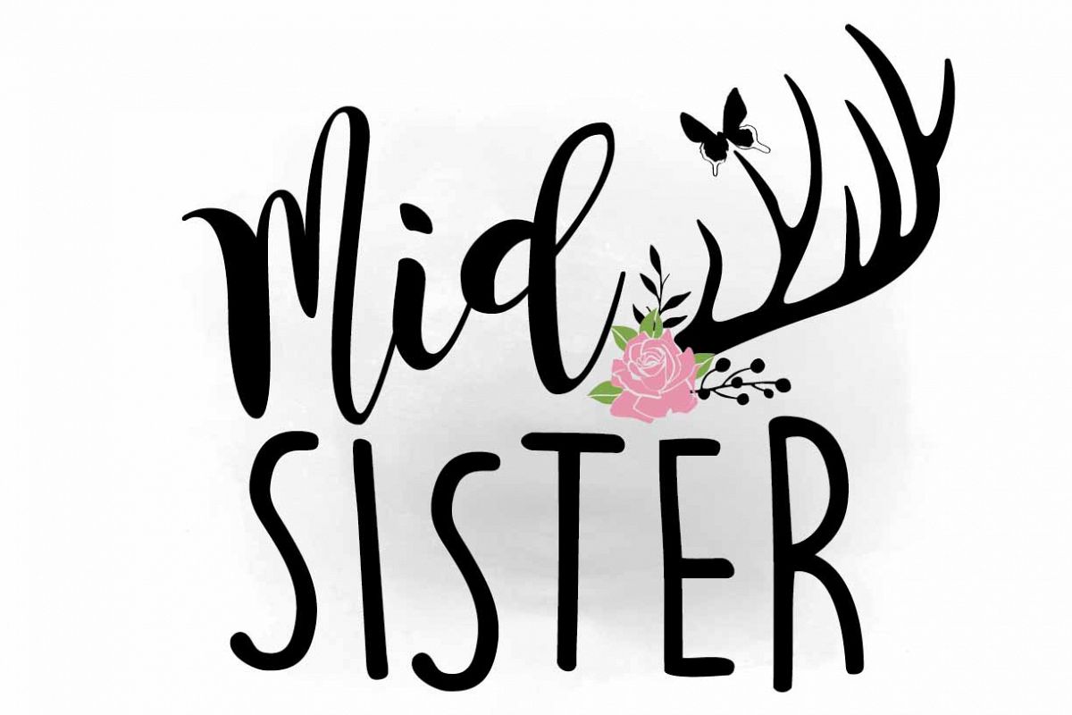 1200x800 Middle Sister Svg Clipart, Mid Sister S Design Bundles