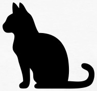 190x179 Cat Sitting Silhouette By Azza1070 Spreadshirt