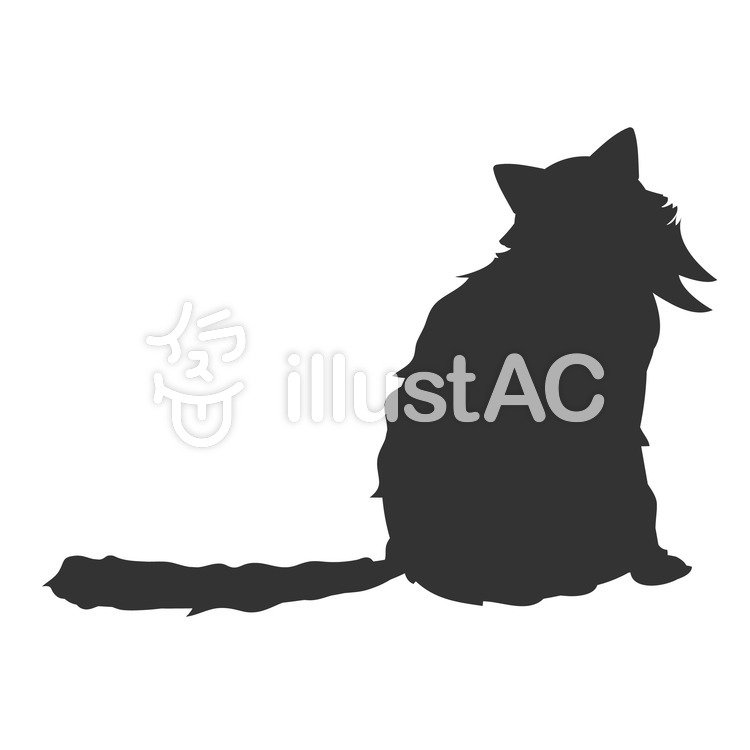 750x750 Free Cliparts Silhouette, Cat, Sit Down, Cat
