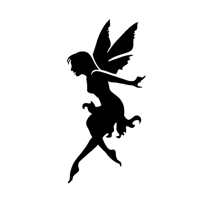 700x700 Tag Sitting Fairy Stencil