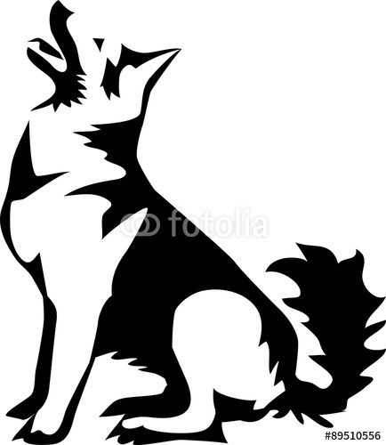 434x500 Sitting German Shepherd Dog Stock Image And Royalty Free Vector