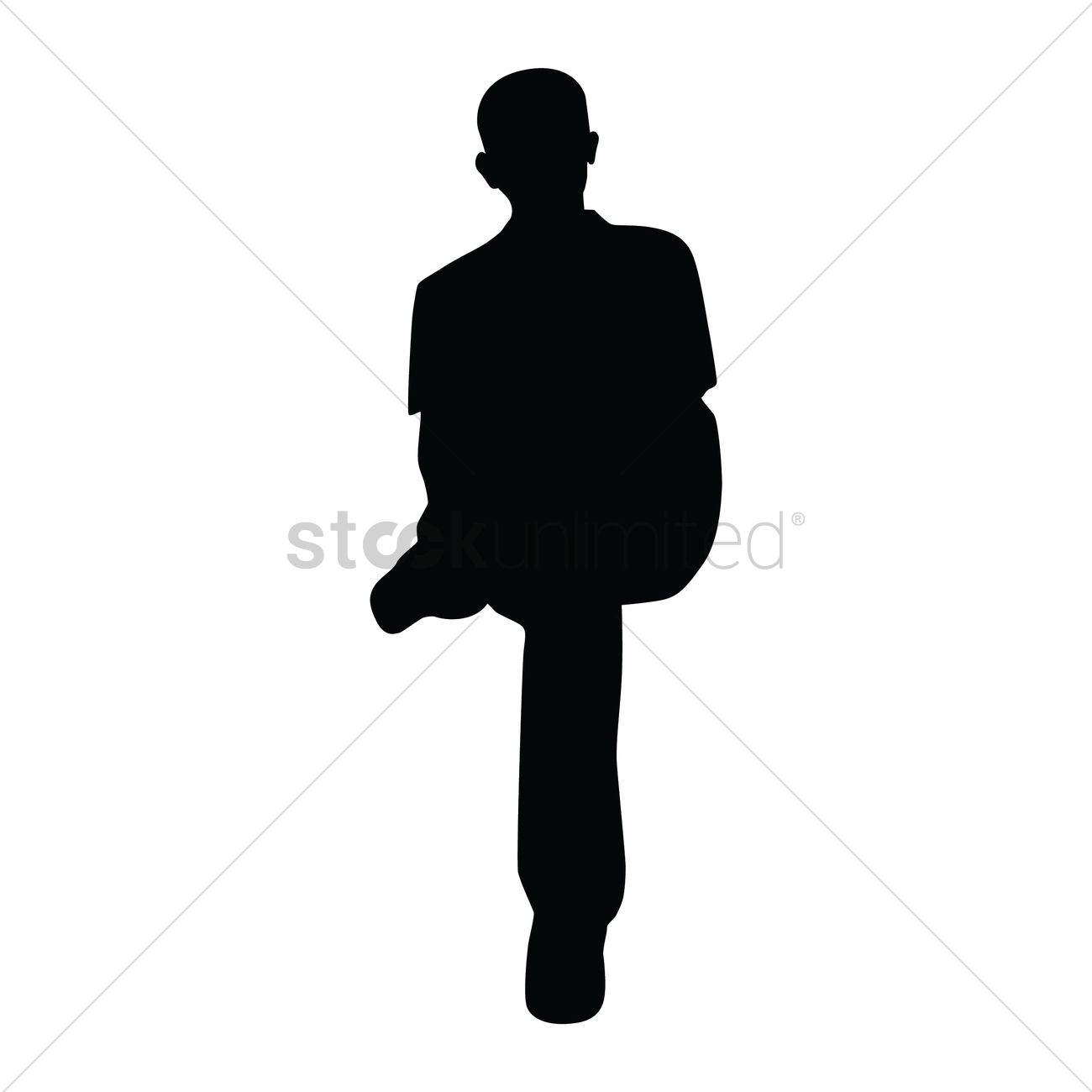 1300x1300 Shape Shapes Silhouette Silhouettes Cutout Cut Out Sitting Sit Man