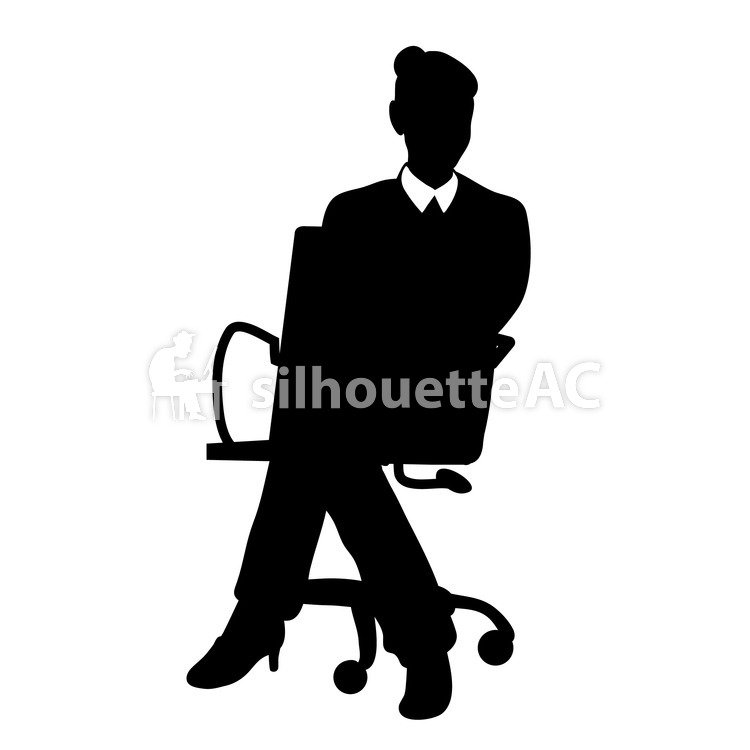 750x750 Free Silhouettes Office Worker