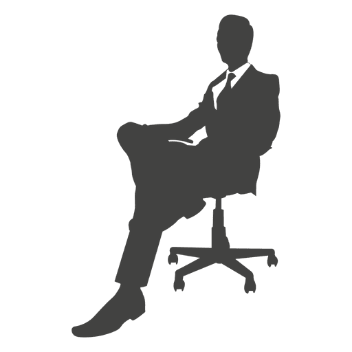 512x512 Relaxing Businessman On Chair