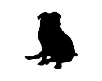 340x270 Pug Silhouette