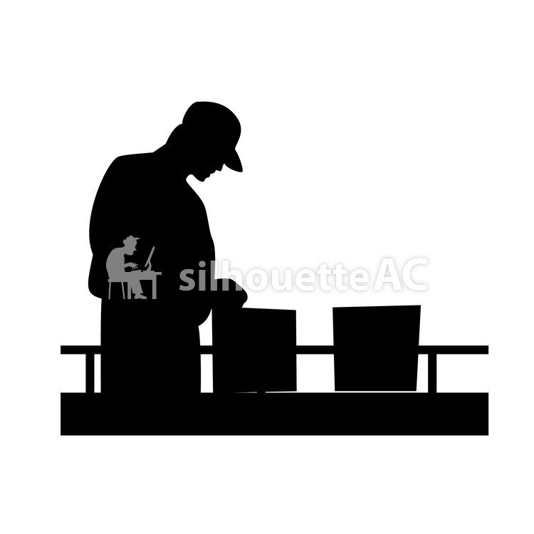 750x750 Free Silhouette Vector Character, People, Male