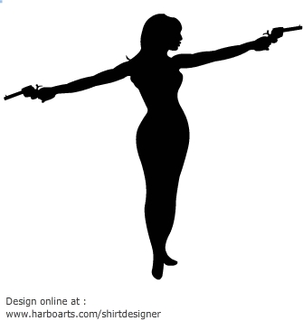 335x355 Gun Silhouette Clip Art