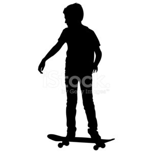 300x300 Skateboarders Premium Clipart