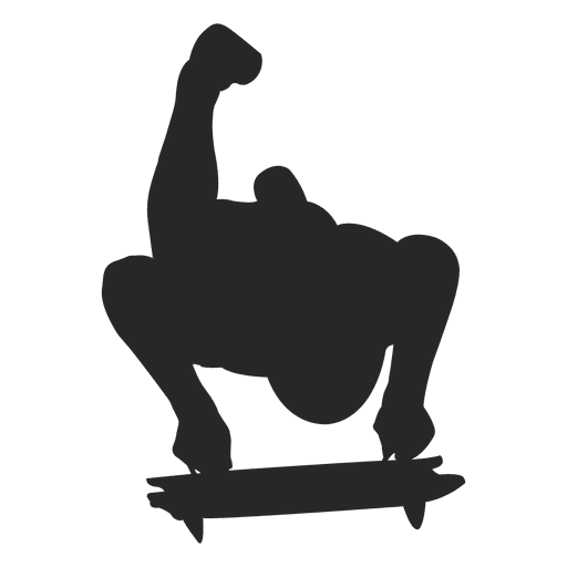 512x512 Skateboarding Silhouette 2