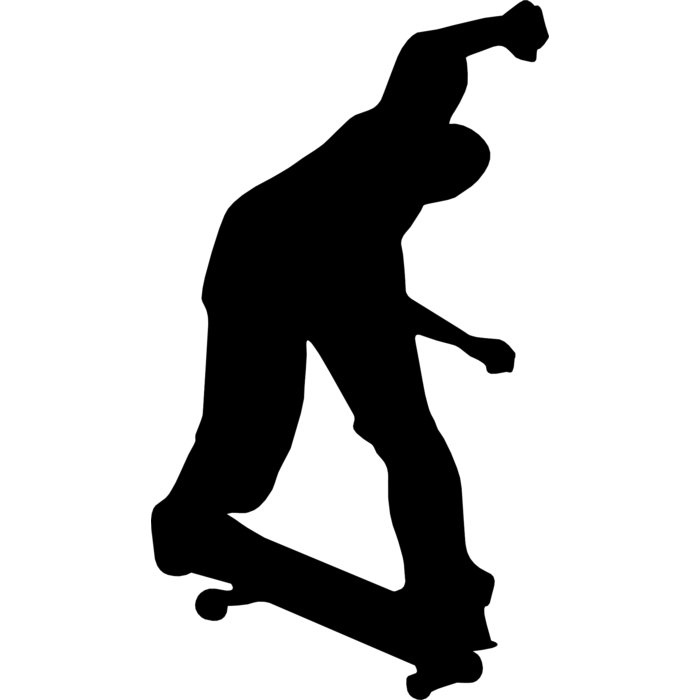700x700 Wallhogs Skateboard Silhouette Iv Cutout Wall Decal Amp Reviews