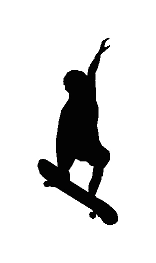 312x523 Skater Silhouette 3 [Skt017]