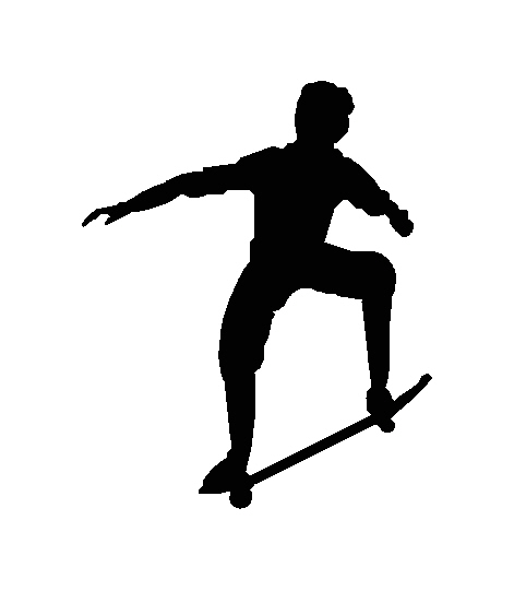 471x541 Skater Silhouette 2 [Skt016]