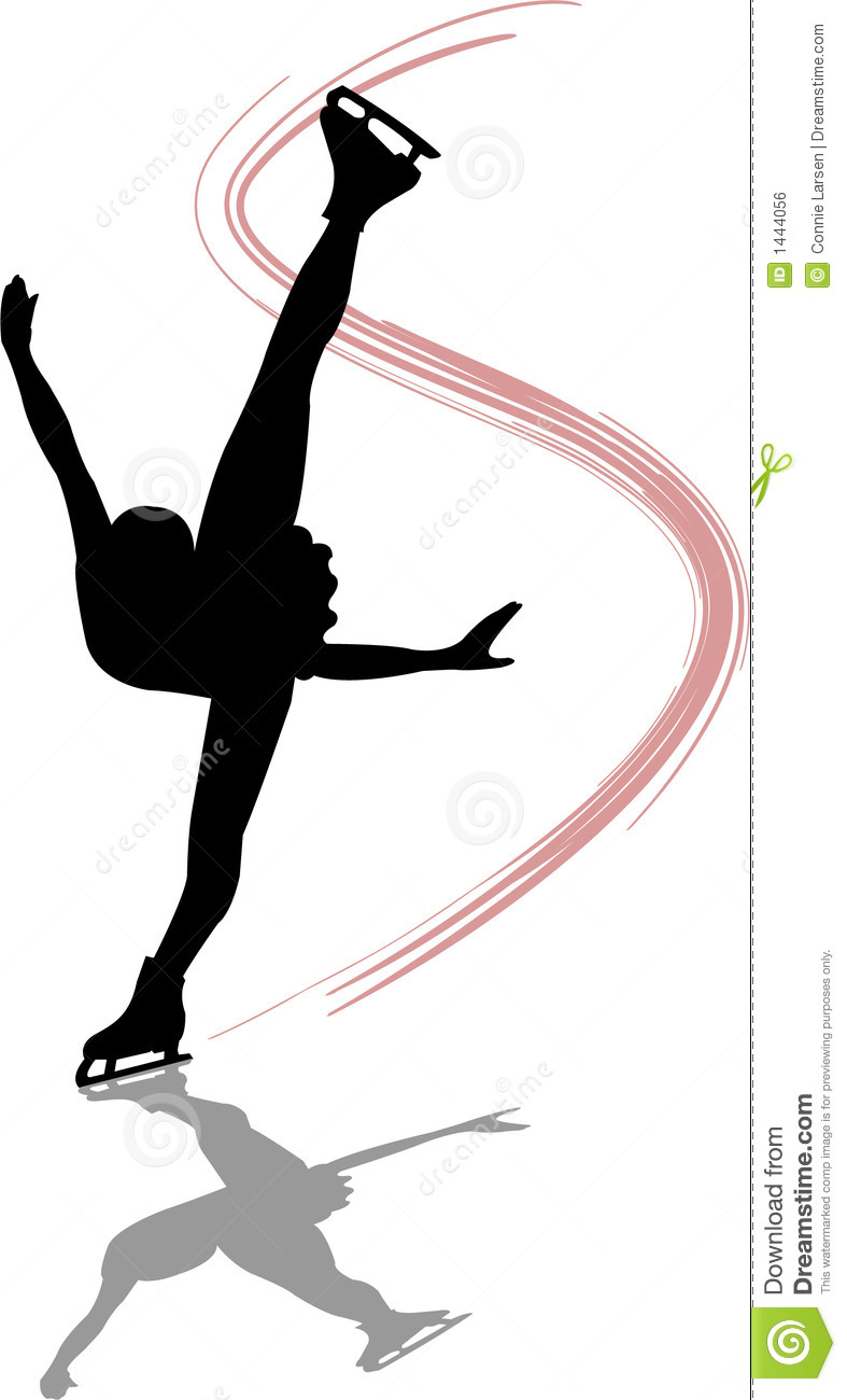 787x1300 Spiral Clipart Figure Skating