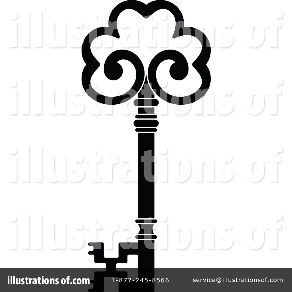1024x1024 Skeleton Key Clipart