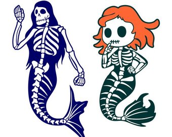 340x270 Skeleton Silhouette Etsy