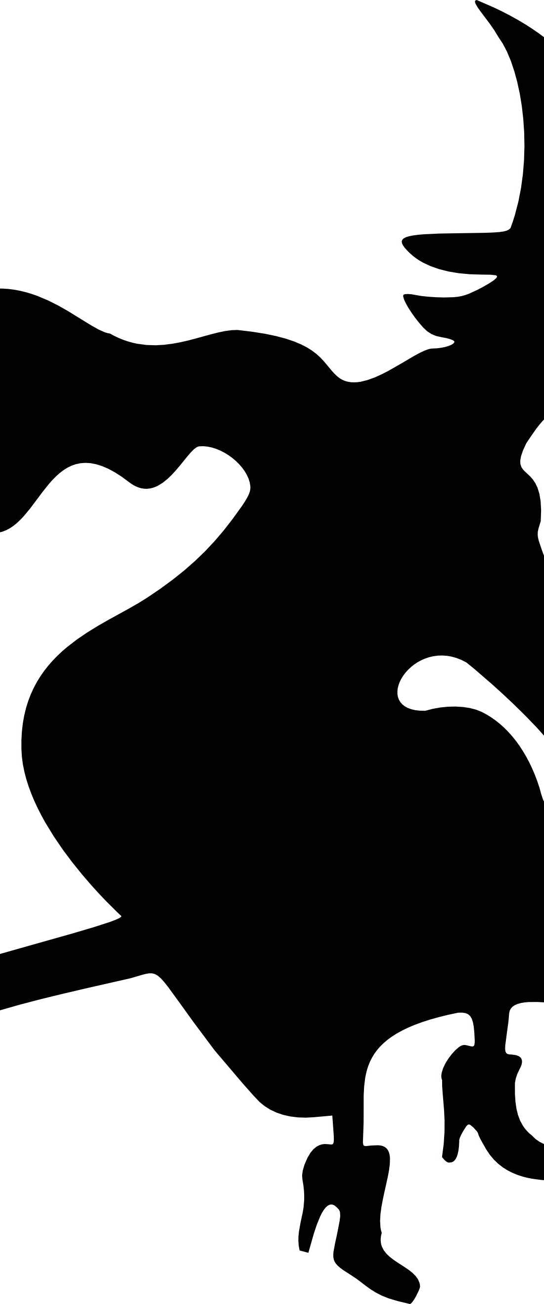 1100x2633 Halloween Witch Pictures. Skeleton Silhouette Free Clipart