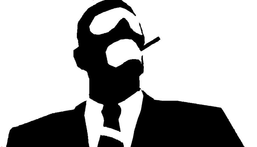 900x515 Business Man With Ski Mask Stencils Printable Stencils