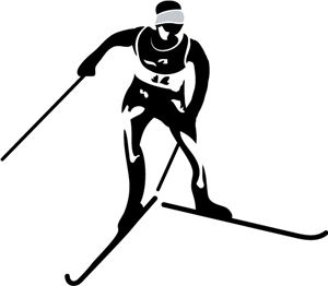300x262 13 Best Skier Images On Silhouette, Silhouettes And Ski
