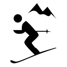 220x220 Buy Skier Silhouette And Get Free Shipping