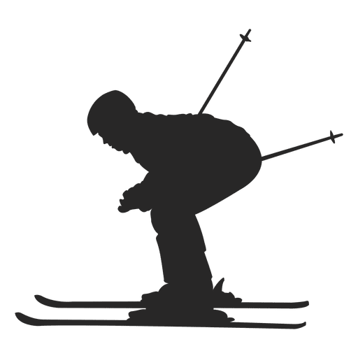 512x512 Skiing Silhouette 1