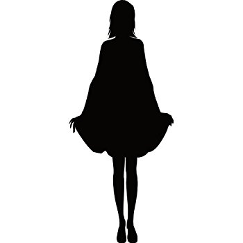 350x350 Cheap!! People Silhouette Wall Decals