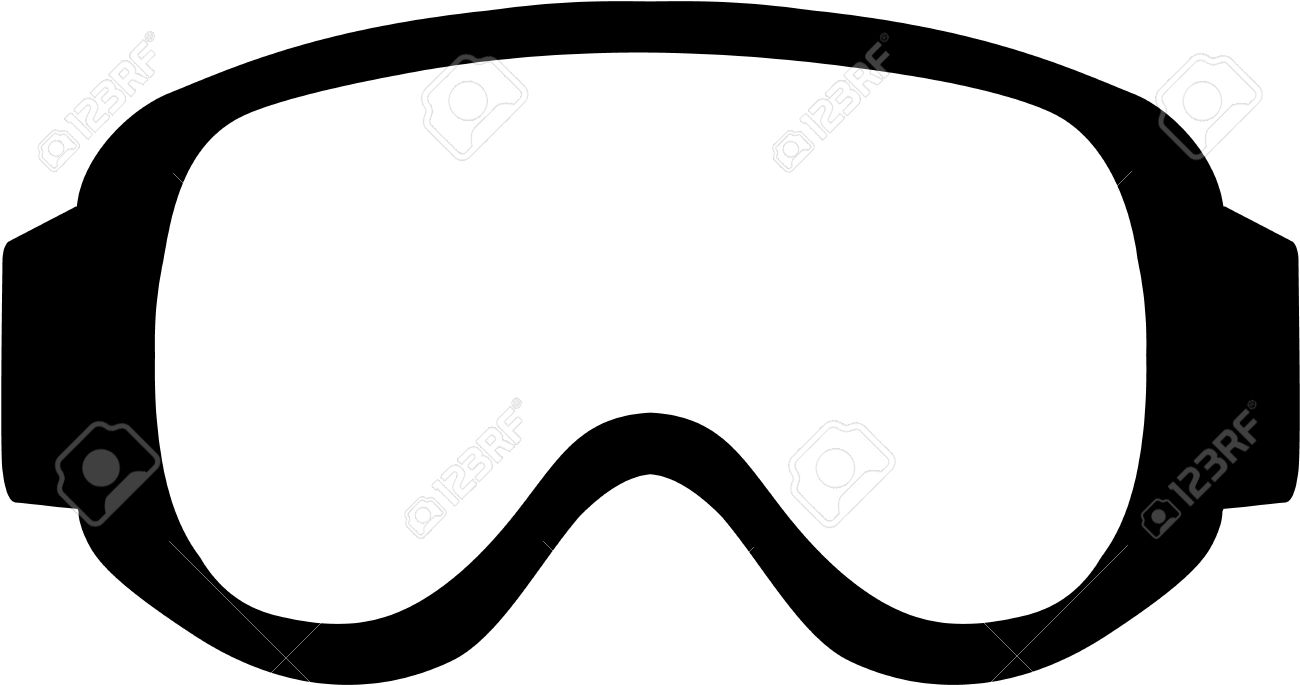 1300x685 Skiing Clipart Ski Goggles