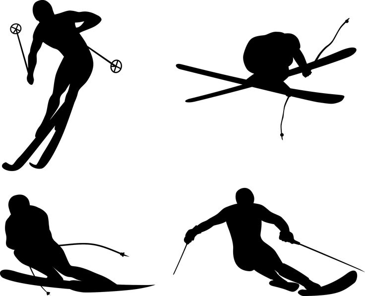 736x597 Skiing Clipart Wipeout