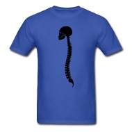 190x190 Skull And Spinal Cord (Spine) Bones Silhouette By Azza1070