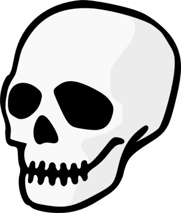 361x425 Purzen Skull Clip Art Vector, Free Vector Images