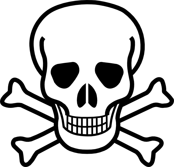 600x579 Cartoon Halloween Pictures Skull And Crossbones Clip Art