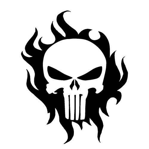 500x500 Pin By Tamizhiniyan Nathan On Stickers Punisher