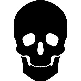 263x262 Skull Silhouette Template Skull Silhouette