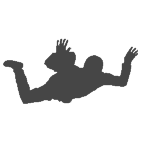 Skydiver Silhouette