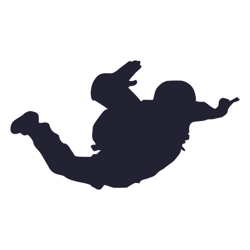 512x512 Skydiver Silhouette