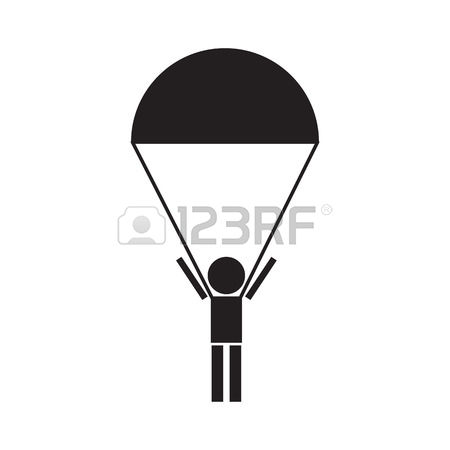 450x450 Skydiving Clipart Parachute Jump