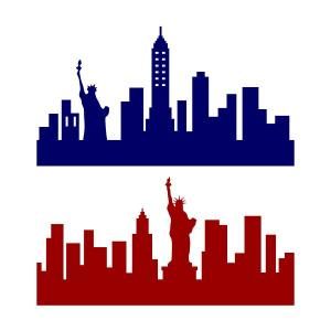 300x300 New York City Ny Skyline Svg Cuttable Design Cricut