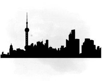 340x270 City Skyline New York Svg Clipart International City Digital