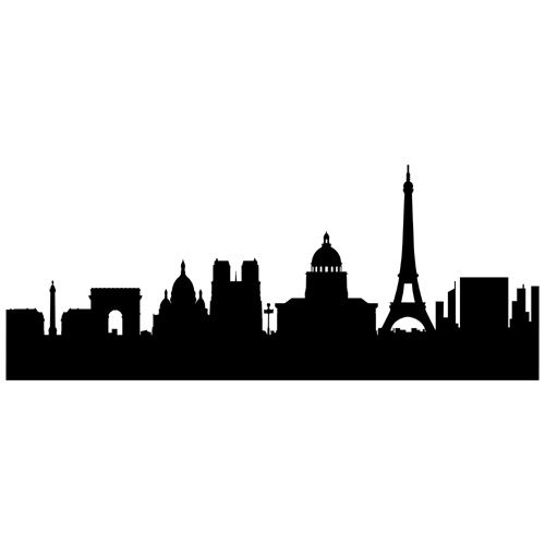 500x500 Paris Skyline Wall Sticker 500.jpg Diy Motifs
