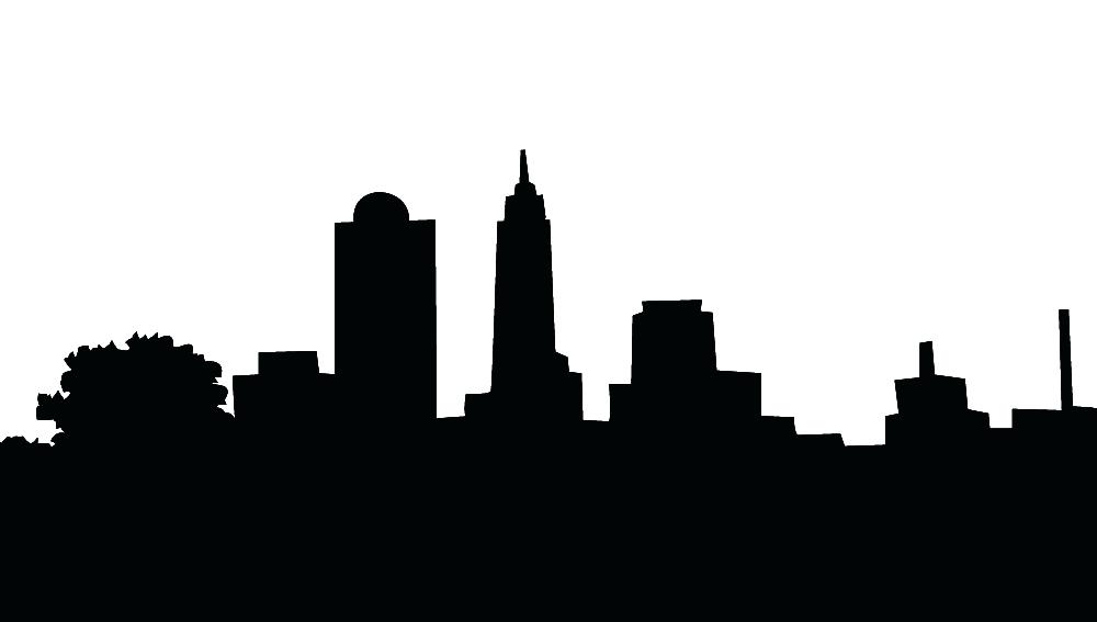 1000x567 Landscape Silhouette Set Of Different Silhouettes Of Landscape