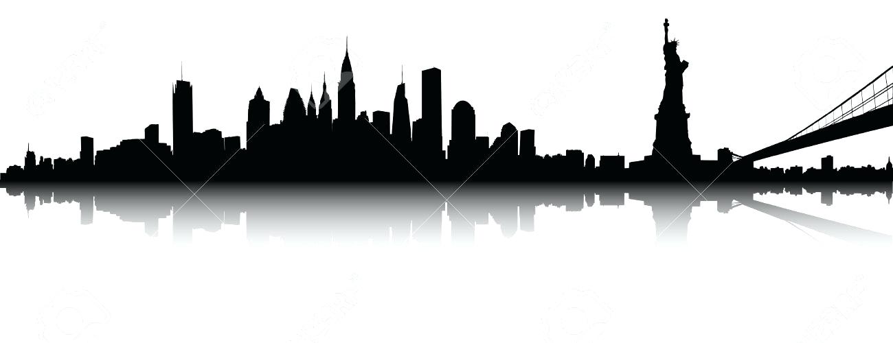 1300x500 New York Skyline Silhouette 14 Also Vector Part Of The New Skyline
