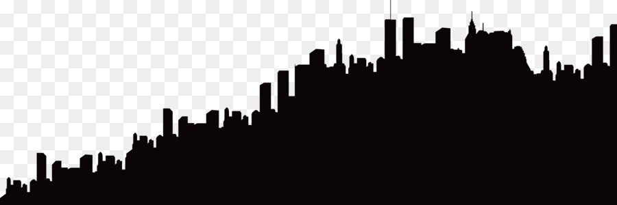 900x300 Silhouette Skyline City