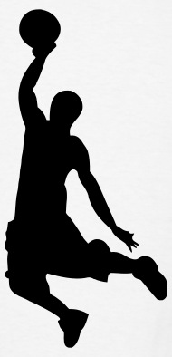 190x394 Slam Dunk Basketball Player Silhouette By Azza1070 Spreadshirt
