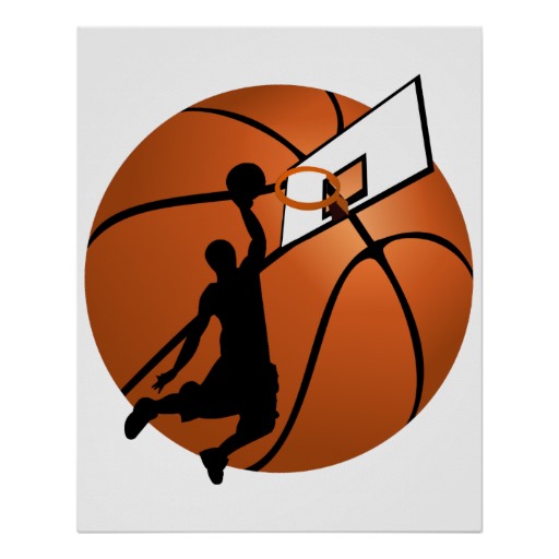 512x512 Slam Dunk Clipart Silhouette