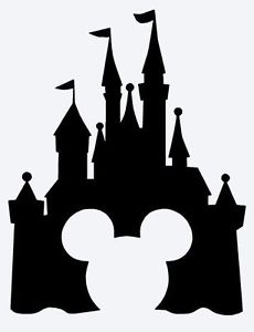 230x300 Custom Vinyl Decal Run Castle Mickey Icon Cinderella Sleeping